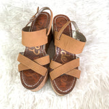 Sam Edelman Tan Leather Wedge- Size 7.5 (See notes!)