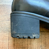 Blondo Waterproof Black Side Zipper Lace Up Combat Boots- Size 7.5 (Jill wore these in 'Mystery 101")