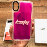 Casetify Pink/Purple Liquid "Katy" iPhone XS Max Case (Brand New Condition)