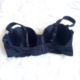 Kathy Ireland Intimates Black Lace Padded Bra- Size 40D