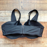 GabiFresh x Swimsuits for All Black Underwire Piped Bikini Top- Size 16E/F