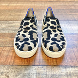 Rothy's Animal Print Slip On Sneakers- Size 7 (BRAND NEW CONDITION, sold out online)