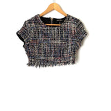 Kaylee Kollection Black/Blue Top NWT- Size S (we have matching skirt)