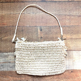 South Beach Frayed Straw Handbag (LIKE NEW)