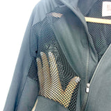 Fabletics Demi Lovato Black Perforated Hooded Zip Up- Size S