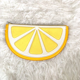 Monki Lemon Zipper Clutch
