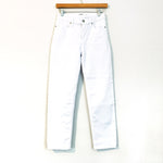 Hudson White Nico Midrise Cigarette Jeans NWT- Size 25 (Inseam 26.5")