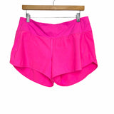 Lululemon Pink Speed Shorts- Size 10 Tall