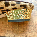 Sam Edelman Animal Print Leather/Fabric Upper Mules- Size 9.5 (see notes, sold out online)