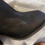 Arturo Chiang Black Peep Toe Strap Block Heels- Size 9 (see notes)