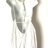 Free People White Maxi Dress- Size L (see notes)