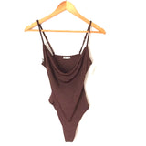 Free People Intimately Brown Tank Bodysuit NWT- Size S