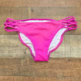 PINK Victoria's Secret Magenta Swim Bottoms- Size M