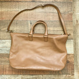Tory Burch Camel Natalie Suede and Leather Satchel bag (sold out online, see notes