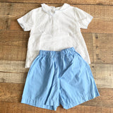 Little English Blue Shorts- Size 3T (BOTTOMS ONLY)