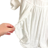 American Eagle White Lined Romper- Size XL (sold out online)