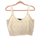 Eloquii Cream Pearl Detail Sweater Cami- Size 14/16 (sold out online, we have matching cardigan and skirt)