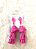 Kendra Scott Denise Pink Earrings (brand new)