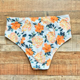 Shade & Shore White Yellow/Orange Floral Bikini Bottoms- Size XL (we have matching top)