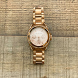 Michael Kors Rose Gold-Tone Watch (needs battery)