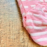 Spearmint Love Pink and White Ruffle Outfit- Size 3-6M (see notes)