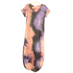 Pink Lily Tie-Dye Round Hem with Side Slits Maxi Dress- Size M