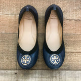 Tory Burch Navy Blue Flats- Size 10 (See Notes)