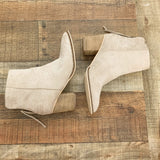 Beast Tan Silver Studded Booties- Size 10