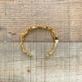 Amber Sceats Gold Cuff Bracelet In Bag- 24k gold plated