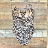 Summersalt Animal Print Padded One Piece- Size 8