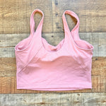 Lululemon Pink Padded Sports Bra- Size 8