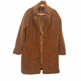 Daily Ritual Camel Oversized Teddy Sherpa Coat NWT- Size XL