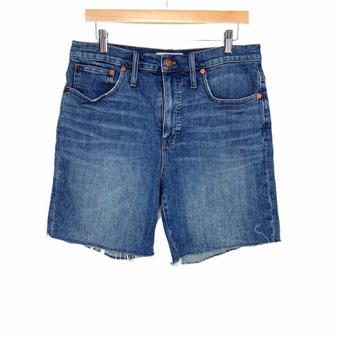 Madewell High Rise Mid Length Denim Shorts- Size 30