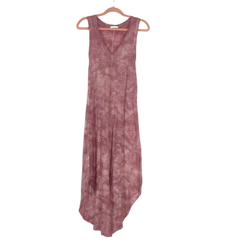 Z Supply Pink Tie-Dye Round Hem Dress- Size S