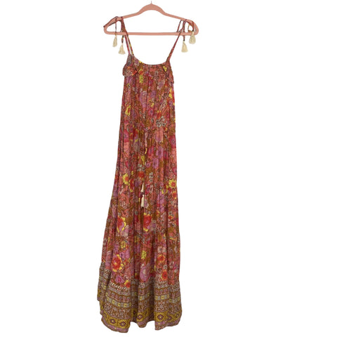 Saints & Hearts Floral Tie Strap Maxi Dress NWT- Size M