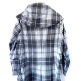 Evy’s Tree Grey Plaid “Brandy” Coat NWT- Size M