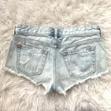 BDG Distressed Low-Rise Light Denim Shorts- Size 24