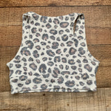 Z Supply Animal Print Front Twist Lounge Bra- Size S