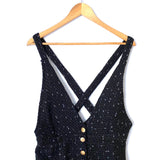 Amaryllis Black Tweed Overall Skirt- Size M (we have matching jacket)