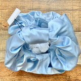 Bardo Collection Light Blue Silk Small Magnetic Closure Handbag NWT