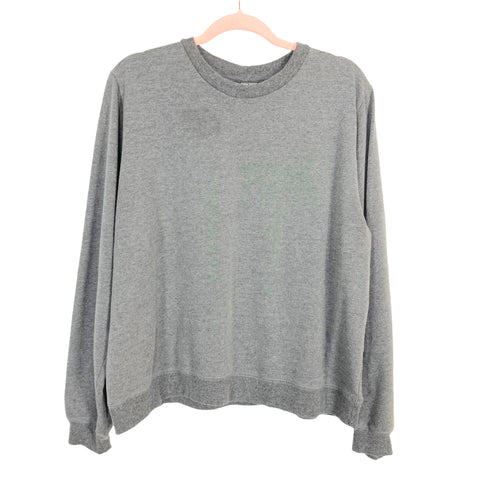 ASOS Charcoal Gray Crew Neck Sweatshirt- Size 14 (we have matching pants, see notes)