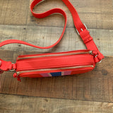 Old Navy Orange Striped Crossbody Bag (LIKE NEW)