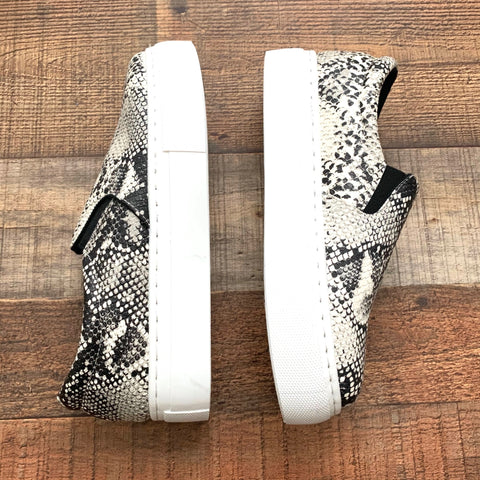 Qupid Animal Print Slip On Platform Sneaker- Size 8.5