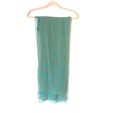 No Brand Blue/Orange/Green Print Scarf