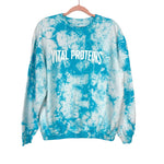 Vital Proteins Tie Dye Crew Neck Sweatshirt- Size L