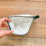 No Brand White/Animal Print "You Are Beautiful" Pouch
