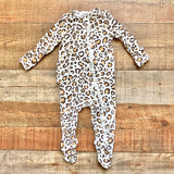 Angel Dear Animal Print Ruffle Footie Outfit- Size 3-6M