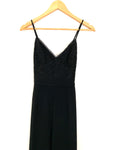 WAYF Black Lace Bodice Crop Jumpsuit NWT- Size XS