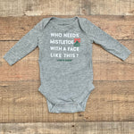 Life Is Good Mistletoe Graphic Onesie- Size 3-6M