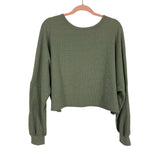 Pink Lily Olive Lovely Spirit Thermal Blouse- Size S (sold out online)